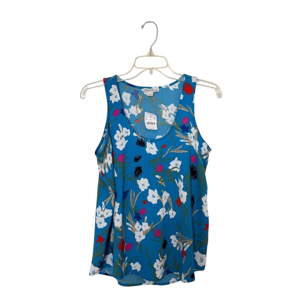 J. Crew Mercantile Small Sleeveless Tropical Tank‎ Blouse Resortwear Effortless